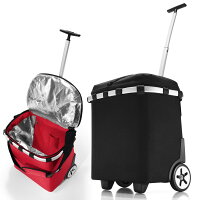 ショッピングカート ライゼンタール CARRYCRUISER ISO ( reisenthel キャリークルーザー 40L フタ付き 保冷 保温 買い物カート 頑丈 大容量 キャリーカート 2輪 伸縮ハンドル ショルダーベルト アウトドア おしゃれ 買い物 )【39ショップ】