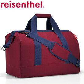 ボストンバッグ reisenthel ALLROUNDER L RUBY （ バッグ ライゼンタール オールラウンダー トラベルバッグ レディース 旅行 ショルダーベルト付き がま口 旅行バッグ 2泊 3泊 メンズ おしゃれ 大容量 大きく開く ）【39ショップ】