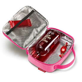 【アウトレット】reisenthel 保冷バッグ 小さめ THERMOCASE PINK （ お弁当袋 クーラーバッグ お弁当 ポーチ 保冷 保温 弁当 買い物 大きく開く 軽量 ファスナー 防水 ライゼンタール ）【39ショップ】