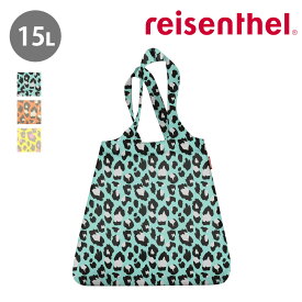 reisenthel エコバッグ MINIMAXI SHOPPER SHOULDER 15L （ ライゼンタール ショッピングバッグ マイバッグ 折りたたみ マチ付き 撥水加工 ショッパーバッグ お買い物 サブバッグ 肩掛け ヒョウ柄 おしゃれ ）【39ショップ】