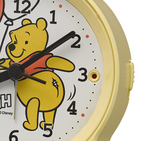 【楽天市場】目覚まし時計 くまのプーさん 時計 ライト付き