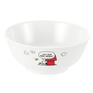 どんぶり 15.5cm トライ食器 プラスチック ( 食洗器対応 丼ぶり 丼 ボウル 子ども用 スヌーピー 子供 子ども キッズ メラミン製 持ちやすい シンプル キャラクター SNOOPY ) 【39ショップ】