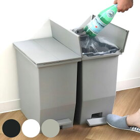 【レビュー特典付き】 ゴミ箱 20L SOLOW ソロウ ペダルオープンスリム 同色2個セット （ ごみ箱 ペダル 20リットル ふた付き 両開き スリム 幅22 分別 キッチン 2個セット カウンター 棚下 抗菌 防汚 加工 おしゃれ シンプル ）【39ショップ】