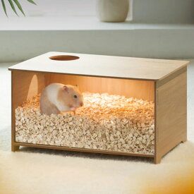 ケージ ハムスター ミオファン DIYハウス ダイニングルーム （ ハムスターケージ 小動物用ケージ 小動物用 遊び場 ペット 飼育 ハウス DIY 小動物用ハウス 木製 簡単組立 工作 ボックス入り プレゼント ペット用品 ）【39ショップ】