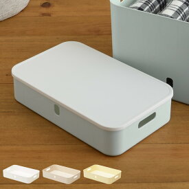 収納ケース ナチュラ インボックス ソフト ワイドS 幅38×奥行26×高さ8cm （ 収納ボックス ケース ボックス 収納 小物入れ 小物収納 持ち手 取っ手 付き 小物ケース カラーボックス インナーボックス 浅型 フル 日本製 ）【39ショップ】