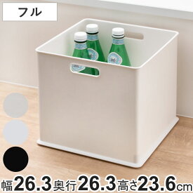 カラーボックス 横置き インナーボックス 収納 フル ナチュラ インボックス プラスチック 日本製 （ 収納ボックス 収納ケース ボックス スタッキング 引き出し 積み重ね BOX おもちゃ収納小物ケース 小物入れ 小物収納 持ち手付き ）【39ショップ】