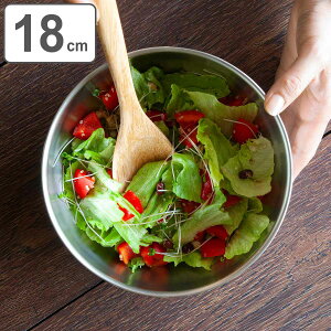 フタ付きボール 18cm ママクック ステンレス 日本製 ( 調理用ボウル ボウル ボール 蓋付き セット 18センチ 深型ボウル ステンレスボウル 18-8ステンレス 下ごしらえ 調理用品 製菓道具 ステン