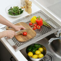 楽天市場】ステンレス作業台（水切りラック｜キッチン整理用品 
