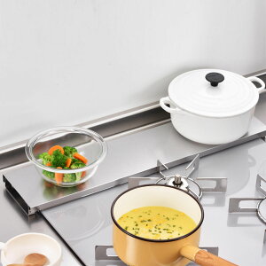 排気口カバー 汚れの目立ちにくい薄型排気口カバー 幅60cm用 ( 排気口用カバー 排気口ガード ステンレス 伸縮 日本製 60cm コンロカバー コンロ奥カバー グリルカバー 排気口 カバー ガード