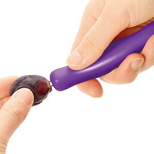 皮むき ブドウ用 ぶどうの皮むき フルベジ ( 皮むき器 皮剥き器 葡萄 大粒 小粒 巨峰 皮 むく 剥く 簡単 手軽 時短 下ごしらえ キッチンツール 便利グッズ ) 【39ショップ】