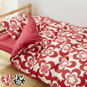 掛け布団カバー 表面 シングル 付け替え簡単 REMOVA ディンキー ( リムーバ nism 布団カバー セパレート 掛け布団 シングルロング ニズム 北欧風 花柄 洗える 綿100% ピンク ブラック )【39シ