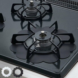 汚れ防止シート ベラスコート ガスコンロ 保護プレート フラワー （ ガスマット 五徳マット コンロマット ガスコンロマット ガスコンロ用保護マット 日本製 繰り返し使える ガスレンジ トップ 耐熱 水だけで落ちる バーナーリング ）【39ショップ】