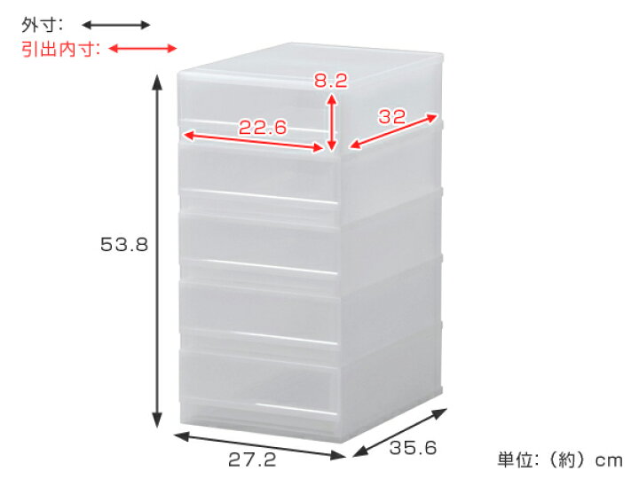 楽天市場 レターケース 幅28 奥行36 高さ54cm 5段 収納ケース 写真が入る前面パネルタイプ サイズ 引き出し 書類ケース 書類 収納 プラスチック クリアファイル 収納ボックス デスク下 デスク下収納 完成品 日本製 39ショップ インテリアパレット