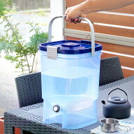 ウォータータンク 19L 水缶 （ 19リットル 約 20L 20リットル コック付き 水 タンク ポリタンク ウォータ…