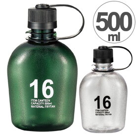 水筒 プラスチック製 クリアボトル キャンティーン ANCIENT 500ml （ 常温 ペットボトル マグボトル スポーツボトル 直飲み ）【39ショップ】