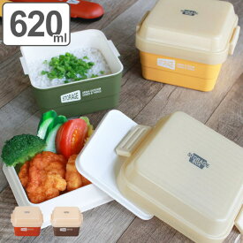 お弁当箱 2段 STORAGE カラー スクエア 620ml ランチボックス （ 弁当箱 食洗機対応 レンジ対応 おしゃれ 食洗機OK レンジOK 二段弁当 二段 四角 正方形 角型 スタイリッシュ 工具箱 小物入れ ケース コンパクト ） 【39ショップ】