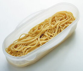 電子レンジ 調理器具 ゆでパスタ調理ケース （ 電子レンジ調理器 パスタ スパゲティ スパゲッティ 茹で レンジ 2人分 二人分 200g用 容器 湯切り口付き 時短 省エネ エコ 安全 ） 【39ショップ】