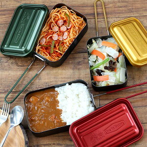 メスティン アルミ 850ml アウトドア 調理器具 ( 飯ごう 飯盒 はんごう ライスクッカー 炊飯 キャンプ 目盛り付き 可動式ハンドル レシピ付き バリ取り不要 ) 【39ショップ】