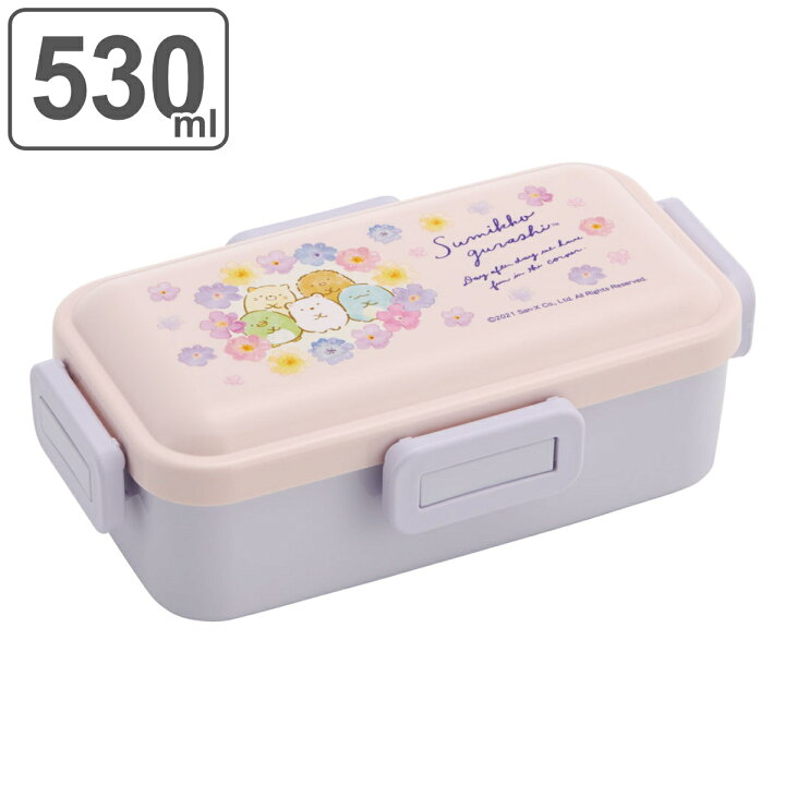 楽天市場 お弁当箱 1段 530ml 抗菌 ふわっと ランチボックス すみっコぐらし フラワー 食洗機対応 レンジ対応 弁当箱 Ag 女子 食洗機ok レンジok お弁当 弁当 一段 仕切り付き 女性 39ショップ インテリアパレット