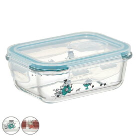 保存容器 ガラス S 370ml ムーミン キッチン （ ガラス保存容器 電子レンジ対応 食品保存容器 冷凍対応 食洗機対応 4点ロック ガラス製容器 ガラス容器 ガラス製保存容器 硝子容器 保存 容器 耐熱ガラス 370 おしゃれ ）【39ショップ】