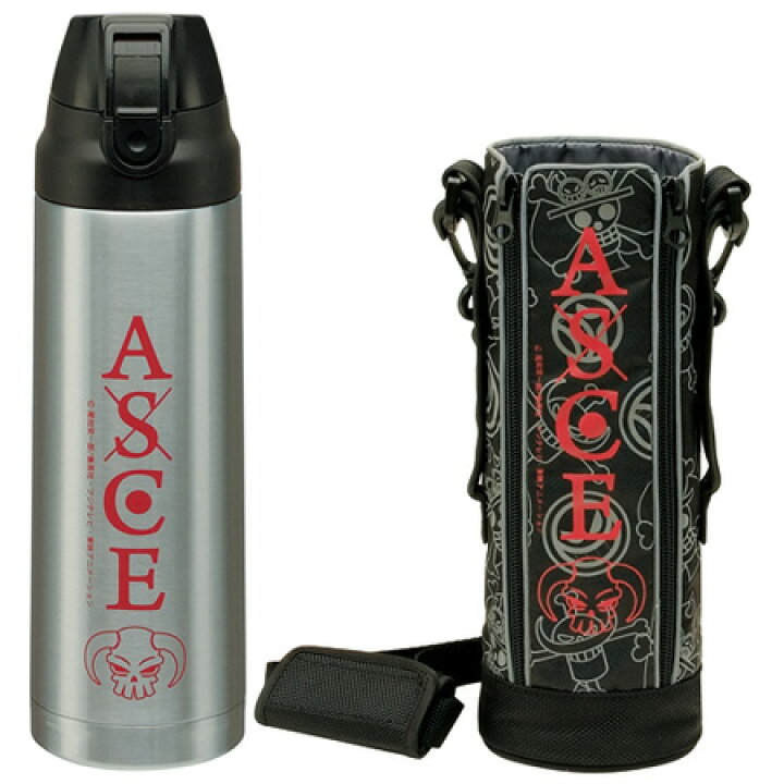 楽天市場 在庫限り 入荷なし 子供用水筒 ワンピース エース ダイレクトスポーツボトル 直飲みステンレスボトル 1リットル 保冷 カバー付 39ショップ インテリアパレット