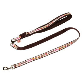 リード 82cm バーガーコンクス （ いぬ ペット用 犬 イヌ 散歩用 キャラクター 長さ 約82cm D型リング付き 小型犬 中型犬 散歩用リード お散歩リード ） 【39ショップ】