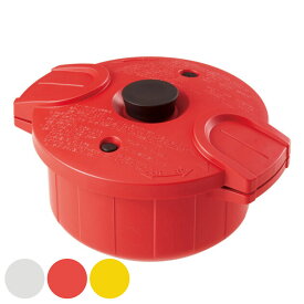 電子レンジ圧力鍋 2.3L プラスチック製 極み味 レシピ付き （ 電子レンジ調理器 レンジ調理器 圧力鍋 なべ 簡単 電子レンジ調理器具 時短 火を使わない 料理 鍋 炊飯 軽量 ）【39ショップ】