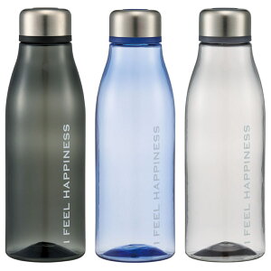 水筒 750ml スタイリッシュブローボトル シースルーブラック ( 直飲み ボトル 常温 マイボトル クリアボトル 軽量 シンプル ブローボトル 軽い ウォーターボトル クリア プラスチック プラス