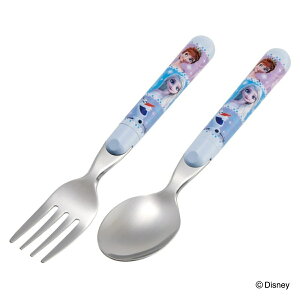 スプーン フォーク セット ステンレス 日本製 アナと雪の女王 ( Disney アナ雪 ベビースプーン ベビーフォーク カトラリーセット 食洗機対応 子ども カトラリー 食器 持ちやすい ベビー 赤ち