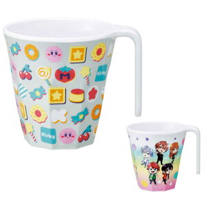 タンブラー 300ml 持ち手付き メラミンタンブラー カービィ ( 食洗機対応 星のカービィ コップ カップ メラミンコップ キャラクター かわいい 軽い 割れにくい 丈夫 子ども 大人 キャラ )【3