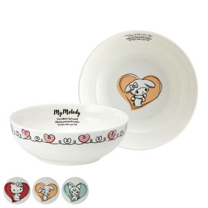 プレート 13cm 19cm 23cm サンリオ ( ハローキティ マイメロディ クロミ キャラクター かわいい 皿 お皿 電子レンジ対応 食洗機対応 磁器 中鉢 サラダボウル シリアルボウル リムプレート パン