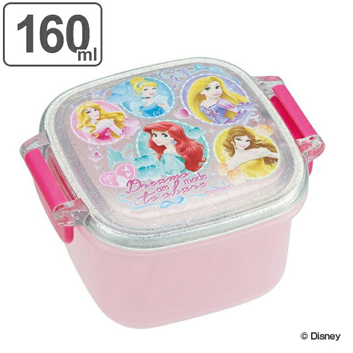 楽天市場 お弁当箱 １段 デザートケース ディズニープリンセス 160ml ランチボックス 子供 食洗機対応 レンジ対応 幼稚園 保育園 キャラクター プリンセス 一段 キッズ フルーツケース 子供用 四角 果物ケース ミニケース フルーツ入れ 39ショップ インテリア