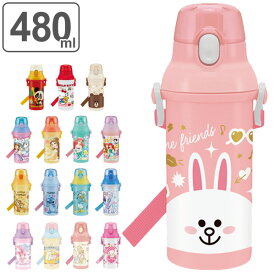 子供用水筒 480ml キャラクター 女の子向け ソフィア アナ雪 すみっコぐらし ドナルド スティッチ （ プラスチック 水筒 こども ハローキティ まるもふびより マイメロディ ディズニー プリンセス ぼんぼんりぼん チップ＆デール ） 【39ショップ】