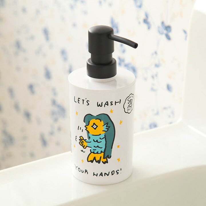楽天市場 ディスペンサー 泡 360ml アマエビちゃんハンドソープ泡 泡タイプ おしゃれ 手洗い ハンドソープ 泡ハンドソープ 詰替えボトル 液体石けん アマビエ 詰め替え ボトル 詰替え 洗顔 ムースボトル プラスチック 丸型 丸 洗面用品 39ショップ インテリア