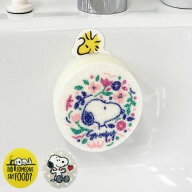 洗面台 クリーナー スヌーピー フック付 掃除 洗面所 （ SNOOPY 洗面台クリーナー 掃除用 スポンジ かわ…