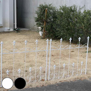 フェンス オールドシャトーフェンス ミニタイプ 8枚組 ( ガーデンフェンス インテリア ガーデニング雑貨 アンティーク おしゃれ ガーデニング スチール ディスプレイ オブジェ 置物 庭 ガ