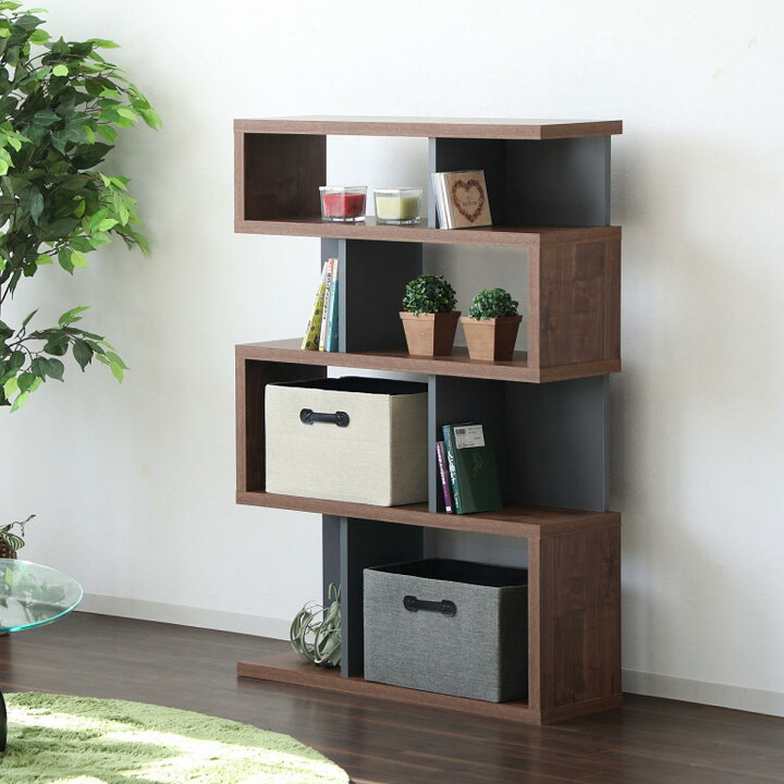 楽天市場】ジグザグラック 4段 オープンラック 日本製 幅88cm  