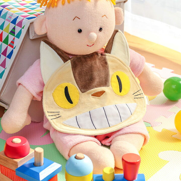 楽天市場】スタイ となりのトトロ フェイススタイ ネコバス ビブ 