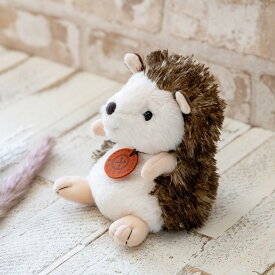 ぬいぐるみ potte ハリネズミ （ ヌイグルミ はりねずみ 動物 雑貨 インテリア アニマル グッズ ベビー 赤ちゃん プレゼント ギフト かわいい 縫いぐるみ 人形 手乗り 小さい 癒しグッズ 子ども キッズ 出産祝い 女の子 男の子 ） 【39ショップ】