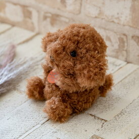 ぬいぐるみ potte プードル （ ヌイグルミ 犬 ぷーどる 動物 雑貨 インテリア アニマル グッズ ベビー 赤ちゃん プレゼント ギフト かわいい 縫いぐるみ 人形 手乗り 小さい 癒しグッズ 子ども キッズ 出産祝い 女の子 男の子 ） 【39ショップ】