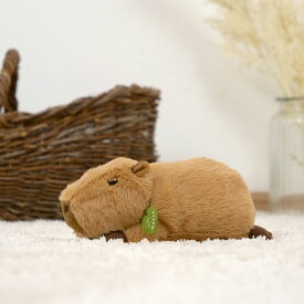ぬいぐるみ potte カピバラ （ ヌイグルミ かぴばら 動物 雑貨 インテリア アニマル グッズ ベビー 赤ちゃん プレゼント ギフト かわいい 縫いぐるみ 人形 手乗り 小さい 癒しグッズ 子ども キッズ 出産祝い 女の子 男の子 ） 【39ショップ】