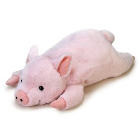 ぬいぐるみ Cushy ブタ 動物 （ ヌイグルミ ぶた 豚 大きい ふわふわ 雑貨 インテリア アニマル グッズ プレゼント ギフト かわいい クッション 抱き枕 おもちゃ 玩具 癒しグッズ 子ども キッズ 女の子 男の子 ）【39ショップ】