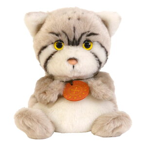 ぬいぐるみ potte マヌルネコ ( ヌイグルミ 動物 猫 ねこ 手のひらサイズ ふわふわ 雑貨 インテリア アニマル プレゼント かわいい 人形 手乗り 小さい おもちゃ 玩具 癒しグッズ 子ども キッ