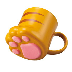マグカップ 肉球マグ とらねこ 磁器製 （ コップ マグコップ 食器 おもしろ雑貨 カップ ネコ 猫 ）【39ショップ】