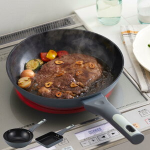 フライパン 20〜28cm IH対応 セラループ セラミックコート 卵焼き器 ( ガス火対応 オール熱源対応 炒め鍋 深型 玉子焼きフライパン 軽い いため鍋 エッグパン アルミ製 軽量 セラミック加工