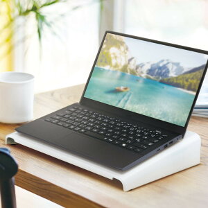 モニター台 PCラック 幅34cm 角度10° ( ノートパソコンスタンド パソコンスタンド パソコン台 ラック スチール製 丈夫 PCスタンド パソコン モニター スタンド コンパクト シンプル おしゃれ