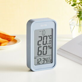 タニタ デジタル 温湿度計 目覚まし付き （ 温湿計 温度計 湿度計 最高 最低 時計付き アラーム 電池式 壁掛け マグネット 置き掛け兼用 温度 湿度 測定器 温度湿度計 デジタル時計 見やすい 赤ちゃん 乾燥 ウイルス 熱中症 対策 ）【39ショップ】