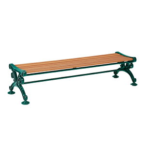 【法人限定】 業務用 ベンチ 幅185cm ベンチスワール1800 背なし 組立 ( 送料無料 屋外ベンチ 屋外 イス 背もたれ無し 天然木 ガーデンベンチ ガーデンチェア ウッドベンチ 4人掛け 北欧 公園