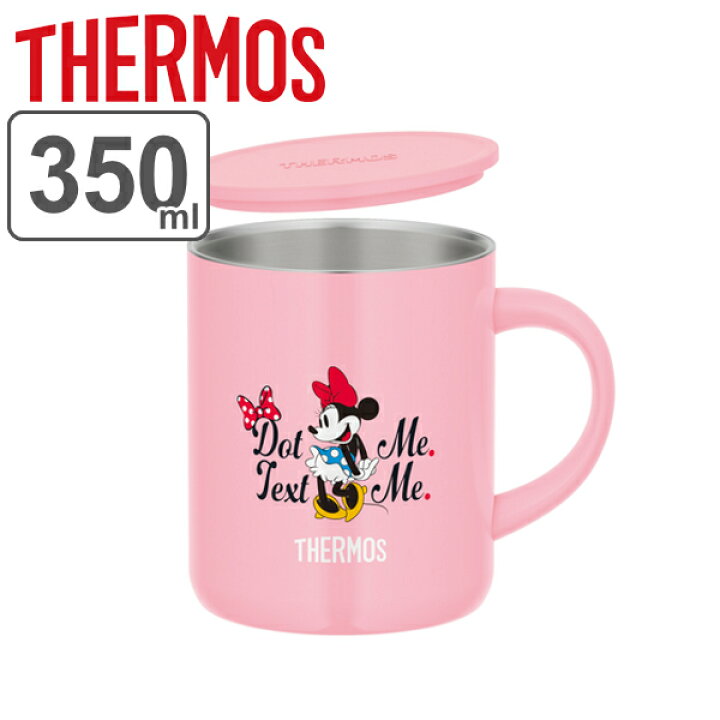 楽天市場 マグカップ サーモス Thermos 350ml 真空断熱 ミニーマウス Jdg 350ds ステンレス製 キャラクター ステンレスマグカップ フタ付き 保温マグカップ ディズニー ミニー ステンレス 蓋付き カップ マグ 保冷保温 タンブラー 39ショップ インテリアパレット