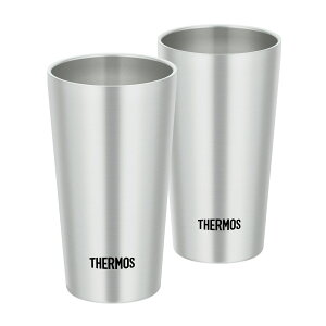 ペアタンブラー 300ml 真空断熱 ステンレス ( THERMOS サーモス タンブラー ステンレスタンブラー コップ カップ 真空断熱構造 保冷 保温 結露しにくい スリム ホット アイス ステンレス製 プレ